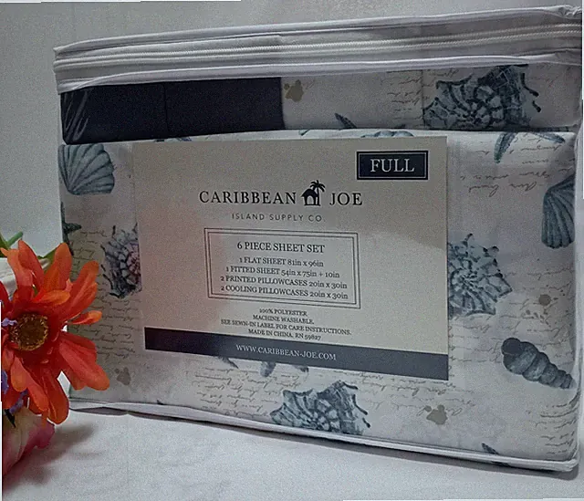 Caribbean Joe 6 Piece Sheet Set -full Size