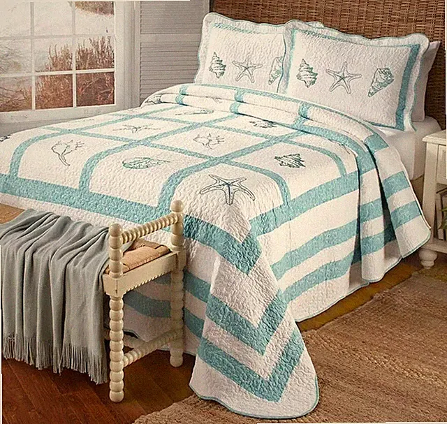Seashell Bedspread Collection Full Bedspread